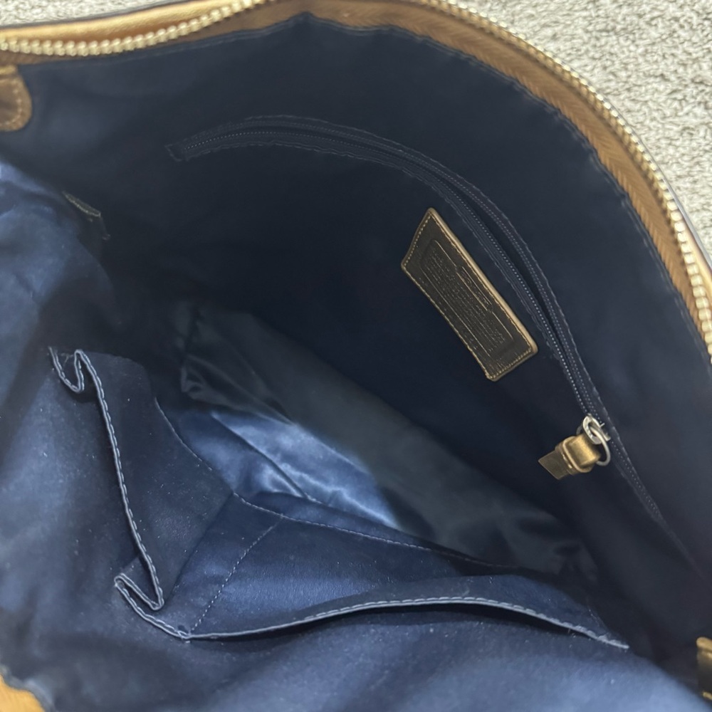 Coach Brown Multicolor Patchwork Tote - image 6